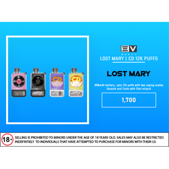 Lost Mary - CD 12K Puffs