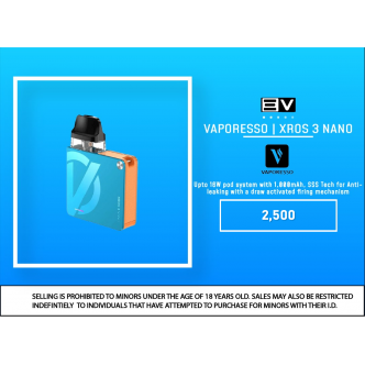 Vaporesso - Xros 3 Nano