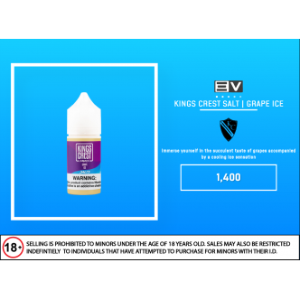 Kings Crest Salt - Grape Ice