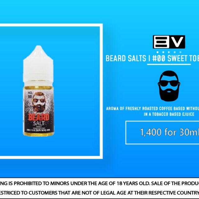 Beard Salts - 00 Sweet Tobaccocino