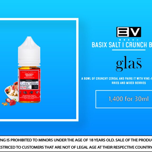Glas Basix Salt - Crunch Berry