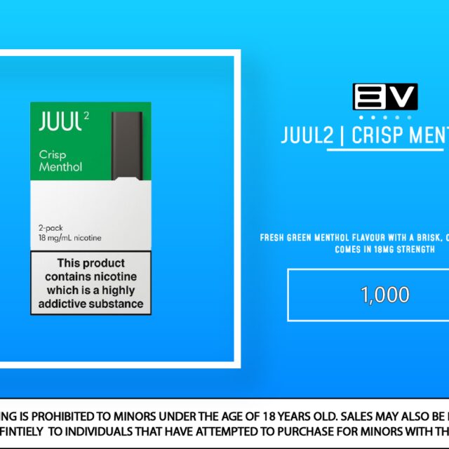 Juul2 - Crisp Menthol (2 Pack)