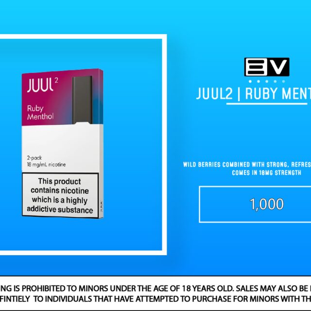 Juul2 - Ruby Menthol (2 Pack)