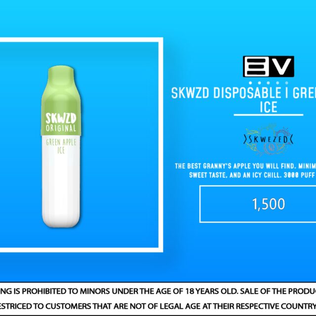 Skwzd Disposable - Green Apple Ice