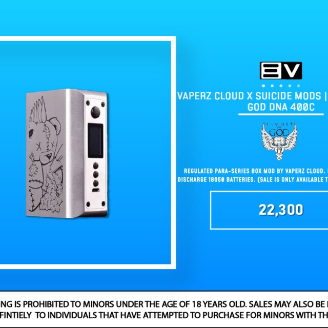 Vaperz Cloud x Suicide Mods - Hammer of God DNA 400C