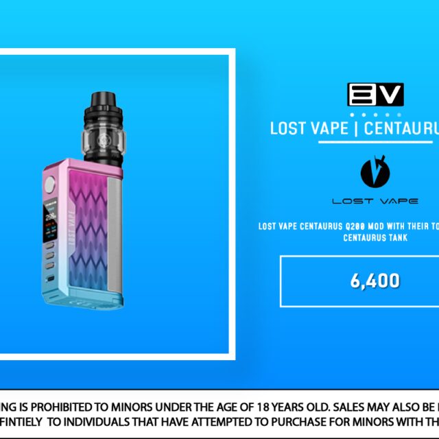 Lost Vape -Centaurus Q200 Kit with Centaurus Tank