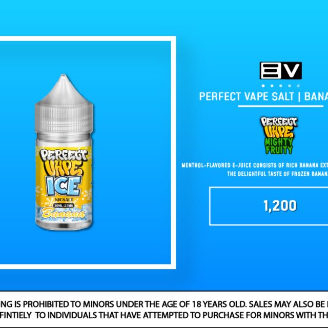 Perfect Vape Salt - Banana Ice