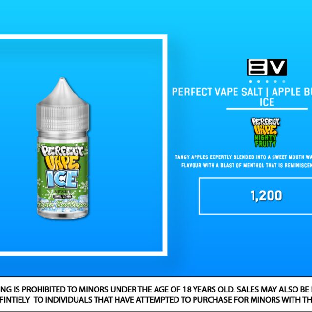 Perfect Vape Salt - Apple Bubblegum Ice