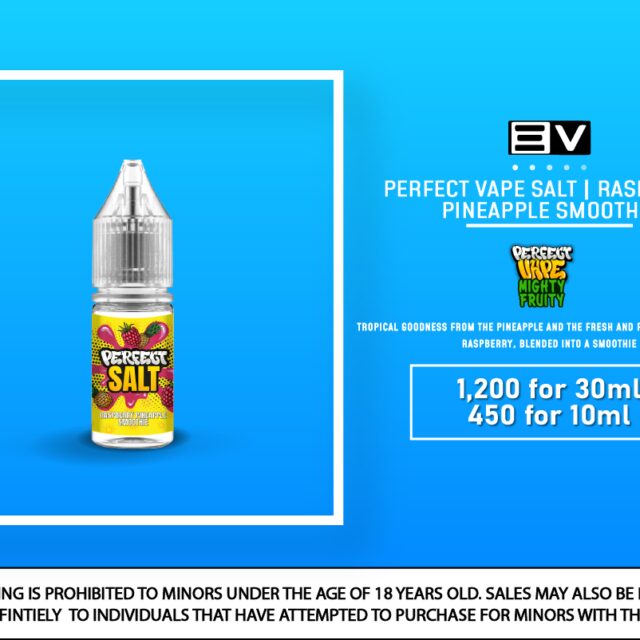Perfect Vape Salt - Raspberry Pineapple Smoothie