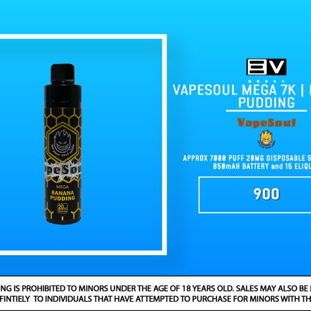 copy of Vapesoul Mega 7k - Banana Pudding