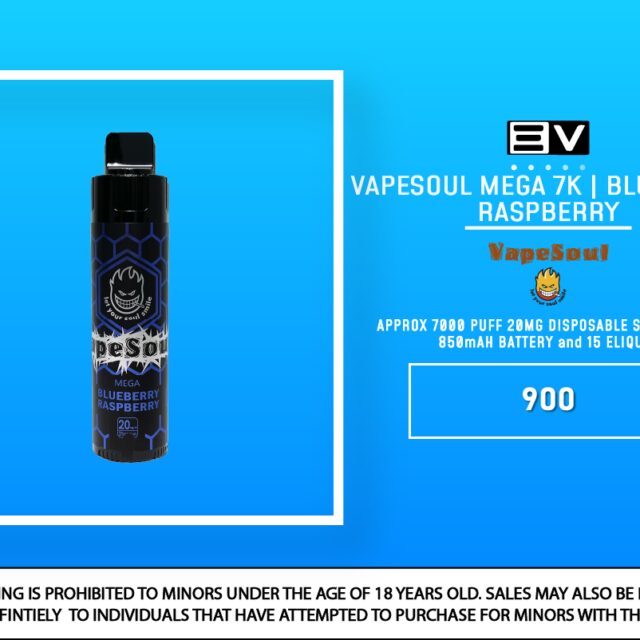 Vapesoul Mega 7k - Blueberry Raspberry
