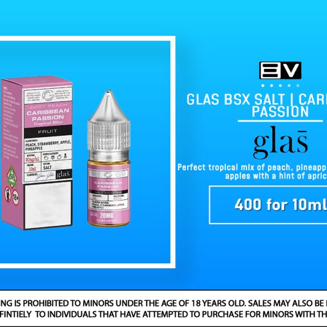 Glas BSX Salt - Carribean Passion
