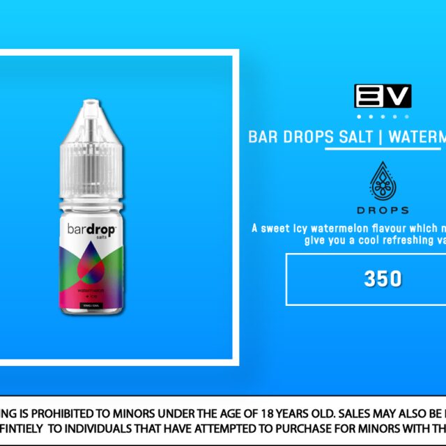 Bar Drop Salts - Watermelon Ice 10ML