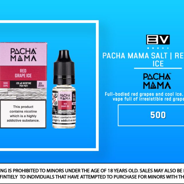 Pacha Mama Salt - Red Grape Ice 10ML