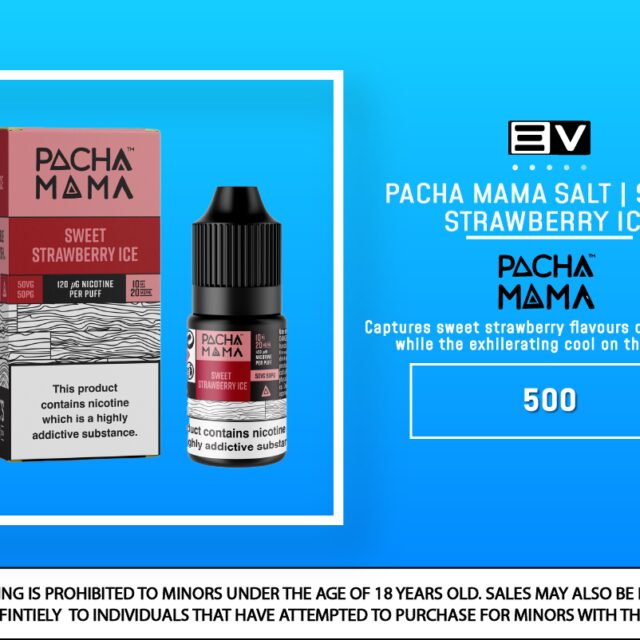 Pacha Mama Salt - Sweet Strawberry Ice 10ML
