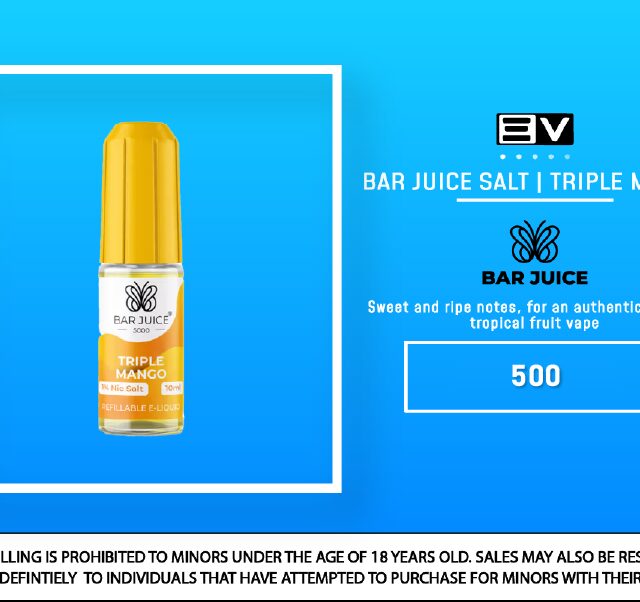 Bar Juice Salts - Triple Mango 10ML