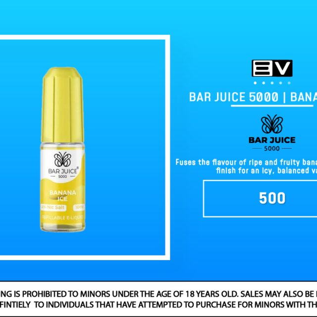 Bar Juice Salts - Banana Ice 10ML