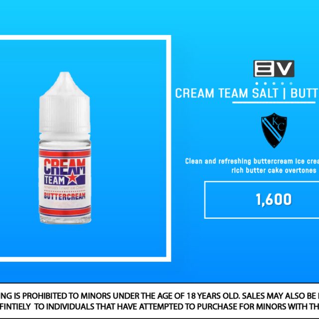 Cream Team Salt - Buttercream