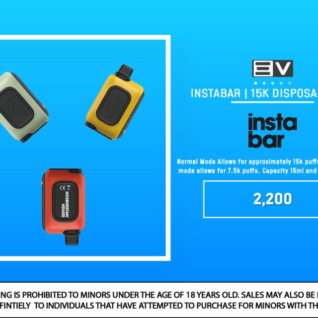 Instabar - 15K Disposable Kit