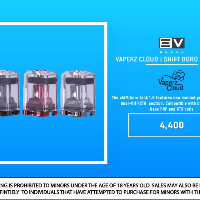 Vaperz Cloud - Shift Boro Tank 1.5