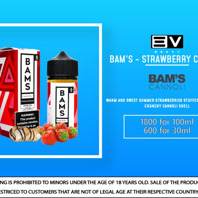 Bam's - Strawberry Cannoli